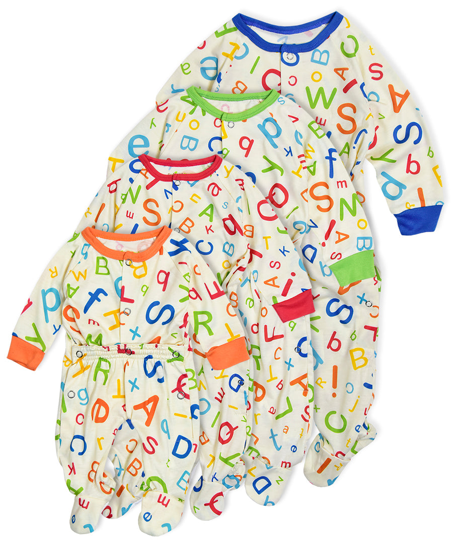 Infant Footed Pajamas with Stainless Steel Snaps