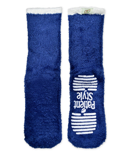 PatientStyle Slipper Socks - Navy 3-Pack